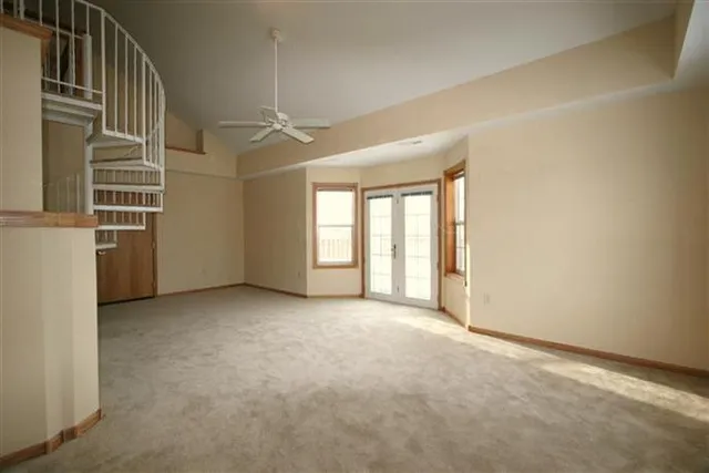 Upper-level view from the dinette
